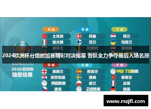 2024欧洲杯分组附加赛精彩对决揭幕 各队全力争夺最后入场名额