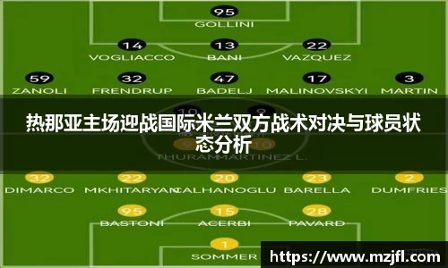 热那亚主场迎战国际米兰双方战术对决与球员状态分析