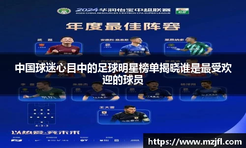 中国球迷心目中的足球明星榜单揭晓谁是最受欢迎的球员